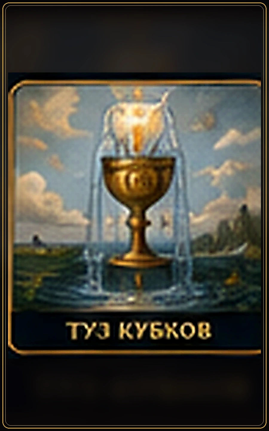Туз Кубков — карта Таро